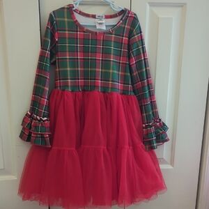 Plaid and Tulle Dress